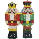 Westland Giftware Mwah Magnetic Nutcrackers Salt and Pepper Shaker Set, 4-Inch