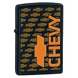 Chevy Bowtie Black Matte Finish Zippo Lighter