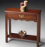Elegant Decor 2507024 Console Table - Plantation Cherry Finish