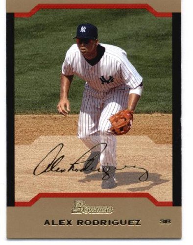 2004 Bowman Gold #103 Alex Rodriguez - Texas Rangers (Baseball Cards)