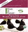 Made In Nature Organic Black Mission Figs, Sun-Dried and Unsulfured, 8-Ounce Bags (Pack of 6)