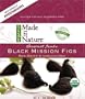 Made In Nature Organic Black Mission Figs, Sun-Dried and Unsulfured, 8-Ounce Bags (Pack of 6)