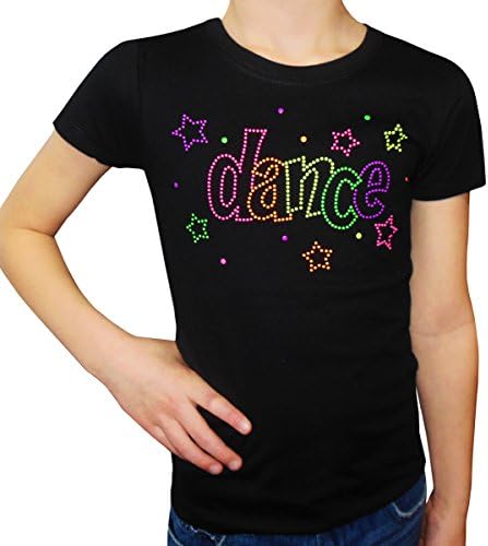 Zone Apparel Girl's Youth Dance Star Tee Shirt Large