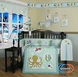 Boutique Beautiful Sea World Animals 13PCS CRIB BEDDING SET