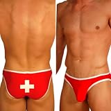 Mens Lifeguard Bikini Swimsuit Gary Majdell Sport Size Small