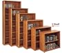 Medium Oak Three Shelf Bookcase Medium Oak