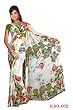 Bijal Georgette Printed Casual Saree Sari Bellydance fabric