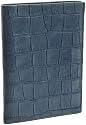 Kena Kai KKWPC3 DataSafe Italian Printed Leather Passport Wallet,Blue,one size