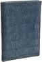Kena Kai KKWPC3 DataSafe Italian Printed Leather Passport Wallet,Blue,one size