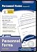 Adams Employee Personnel Forms on CD, White (HR453)