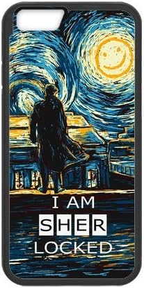 LeonardCustom Protective TPU Rubber Gel Fitted Cover Case for iPhone 6 4.7 inch, Sherlock LCI6U28