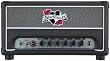 Crate Blackheart BH15H Handsome Devil Guitar Amp Head, 15W All Tube with Attitude