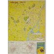 Tokyo Map Cavallini Wrap or Decoupage paper,vintage look poster or print