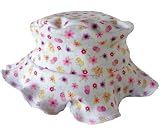 Bugs, Flowers & Butterfly Reversible Sun Hat (Small Infant 5-8 Pounds)