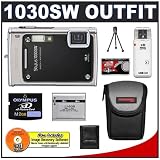 cheap Olympus Stylus 1030SW 10.1MP Digital Camera with 3.6x Optical Wide Angle Zoom (Black) + 2GB Memory Card + Spare Li-50B Battery + Cameta Bonus Accessory Kit