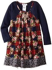 Girls Banding Applique Raglan Sleeves Polyester/Spandex  Dress