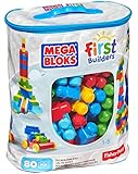 Mega Bloks First Builders Big Building Bag, 80-Piece (Classic)