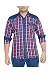 High Hill Mens Red Checkered Denim shirt (M,L,XL) RS.599.00