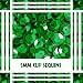 5mm CUP SEQUINS Green Loose sequins for embroidery, applique, arts, crafts, and embel...