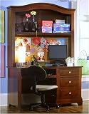 Vaughan-Bassett BB19 Series Desk and Chair Set Cottage 52 W Computer Desk and Hutch with Optional D