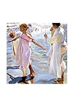 Picture Lienzo Time For A Bathe Valencia - Joaquin Sorolla