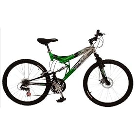 Mongoose Spear Men's Full Suspension Bike (26 -Inch Wheels)
