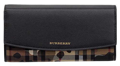 (バーバリー)BURBERRY 長財布 ポーター ホースフェリーチェック 迷彩 3996533-HONEY/BLACK [並行輸入品] 画像