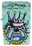 Licensed Ed Hardy King Dog Refillable Lighter Tattoo