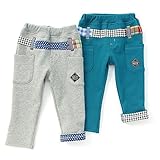 La Chiave(ラ キエーベ) 長丈パンツ (80～130cm) キムラタンの子供服 (53315x53515-163) ブルーグリーン 130