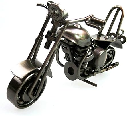TwinkleArt Small Creative Home Decorations Craft Iron Motorcycle Model Boys Birthday Gifts Toys