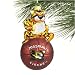 Missouri Tigers Team Spirit Glass Basketball Ornament