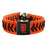 MLB San Francisco Giants Orange Team Color Baseball Bracelet