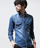 ナノ・ユニバース(nano・universe) jh ニットデニムVINTAGEシャツ