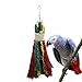 ASOCEA Pet Parrot Colorful Cotton Rope Bite Chew Cage Toys for Medium & Large Birds