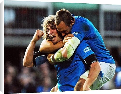 Canvas Prints of Rugby Union - RBS 6 Nations Championship 2007 - Italy v Wales - Stadio Flaminio from PA Photos Canvas Prints of Rugby Union - RBS 6 Nations Championship 2007 - Italy v Wales - Stadio Flaminio from PA Photos