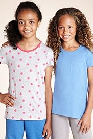 2 Pack Cotton Rich Spotted T Shirts