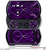 PSPgo Skin and Screen Protector Kit - Abstract 01 Purple fits Sony PSP go