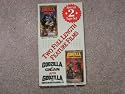 Godzilla vs Gigan & Godzilla vs Mechagodzilla Two Full Length Feature Films VHS