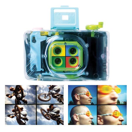 Lomographic Action Sampler 35 MM Camera (Clear)