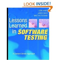 Lessons Learned in Software Testing: A Context Driven Approach