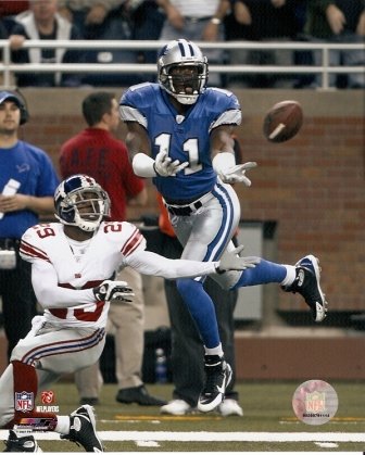 Roy Williams Detroit Lions Making Catch 8x10 Photo