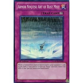  Yu-Gi-Oh! - Armor Ninjitsu Art of Rust Mist # 69 - Order of Chaos - 1st Edition - Super Rare