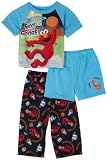 Sesame Street Pajama Set, 3 Piece, Blue