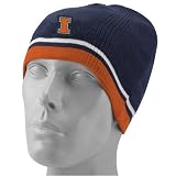 Top of the World Illinois Fighting Illini Navy Blue-Orange Break A Way Reversible Knit Beanie