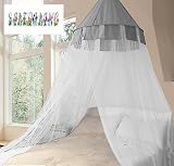 Princess Edged Ruffle Princess Gray Canopy By Sid
