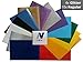 Heat Transfer (Iron On, T-Shirt, HTV) Vinyl Sheets Glitter and Regular Assorted Bundle (10x12 inches, 14 pack)
