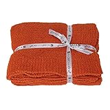 Kashwere カシウェア 国内検針済 BLANKET SOLID THROW スローブランケット 単色 Orange オレンジ T-30-270-52