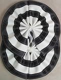 Draft Horse Decoration Tail Bow - Black & White
