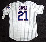 Sammy Sosa Autographed Chicago Cubs White Jersey PSA/DNA #P71615