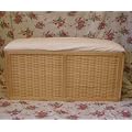 W�schesortierer Sitztruhe Sitzbank Truhe Truhenbank Viviane XL 4-fach 4 F�cher Kiefer